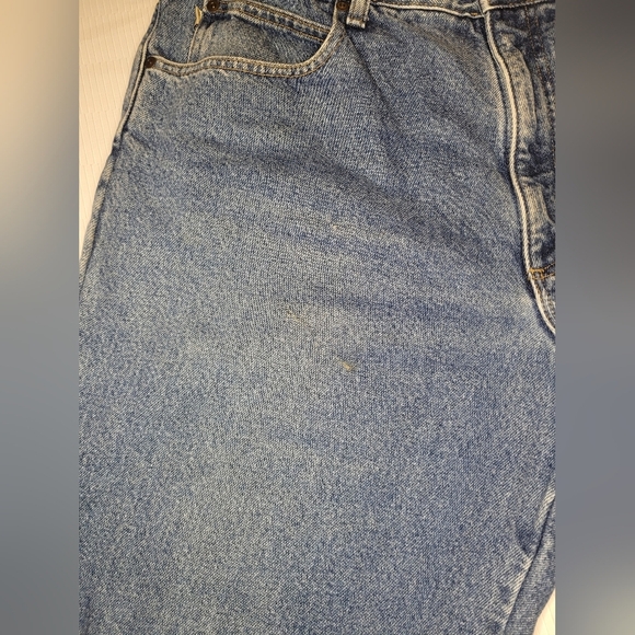 Vintage Men’s L.L. Bean Relaxed Fit Flannel Lined Jeans sz 38 x 29 style 0JW80 - Picture 10 of 10